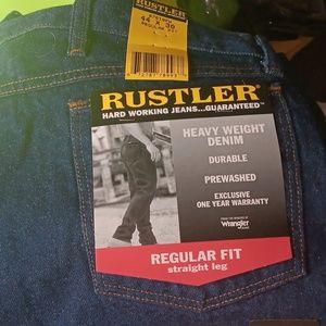 RUSTLER Jean's 44×30